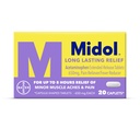 Midol Long Lasting Relief 20ct : Midol Long Lasting Relief, Menstrual Symptom Reliever & Fever Reducer, 생리통 완화를위한 Acetaminophen가있는 캡슐 - 20 카운트 (5 월 Vary 포장)
