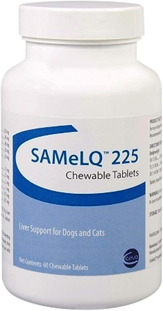 S-Adenosyl-225 [SAMe] 개와 고양이, 60 정제
