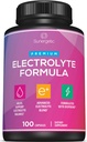 Premium Electrolyte 캡슐 – Keto, Low Carb, Rehydration & Recovery에 대한 지원 - 전해질 교체 정제 - Electrolyte Salts, 마그네슘, 나트륨, 칼륨 - 100 캡슐 포함