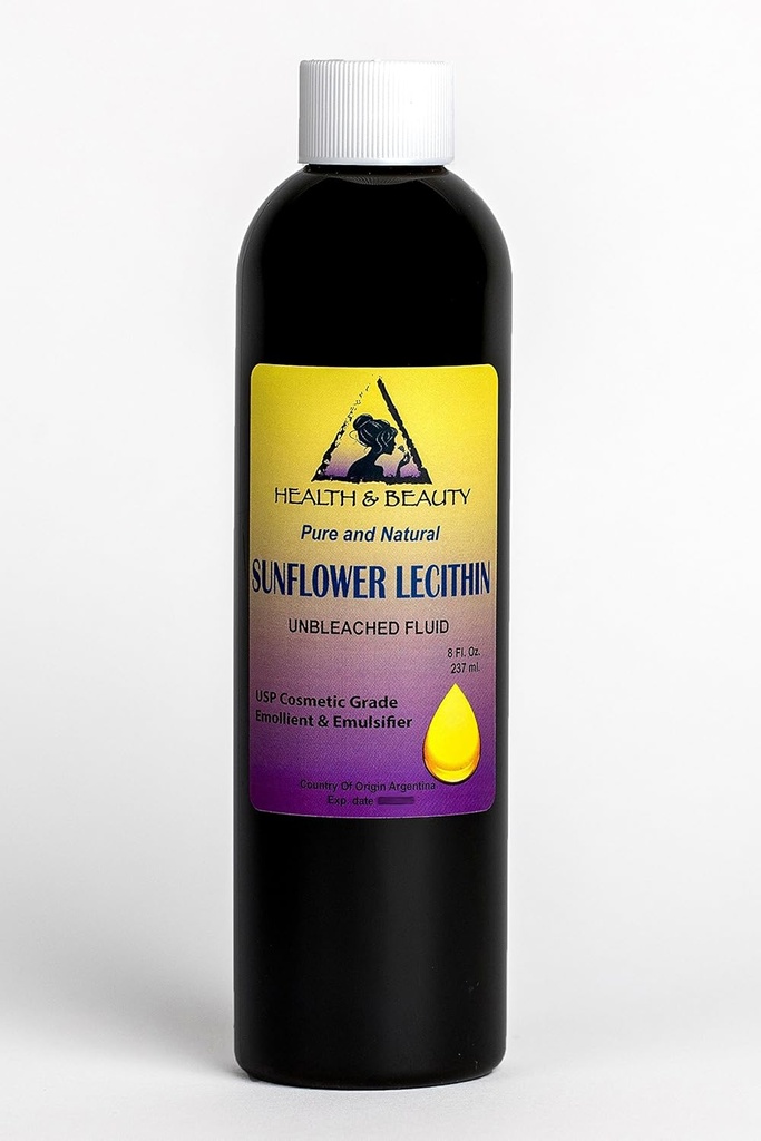 Lecithin 해바라기 표백된 액체 유화제 감성적인 안정제 순수한 8개 oz