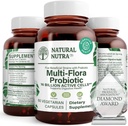 여성과 남성을 위한 자연적인 Nutra 궁극적인 Flora Probiotic는, Digestion를 개량하고, 전반적인 건강에 공헌합니다, Immune 체계를 승진시킵니다, Lactobacillus, Acidophilus, 60의 캡슐을 가진 다 훈련