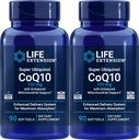 수명 연장 COQ10 최고 Ubiquinol 100mg 90 조사 (2의 포장) 강화된 Mitochondrial 지원을 가진