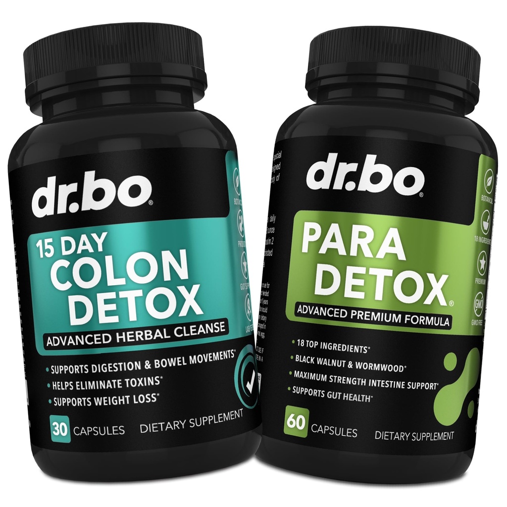 Colon Cleanser Detox & Intestinal Supplement - Probiotic, Wormwood, Black Walnut, Psyllium, Aloe Complex와 15 Day Colon Cleanse 알약 - Stomach Bloating Gut 지원을위한 Bowel 운동 보충제