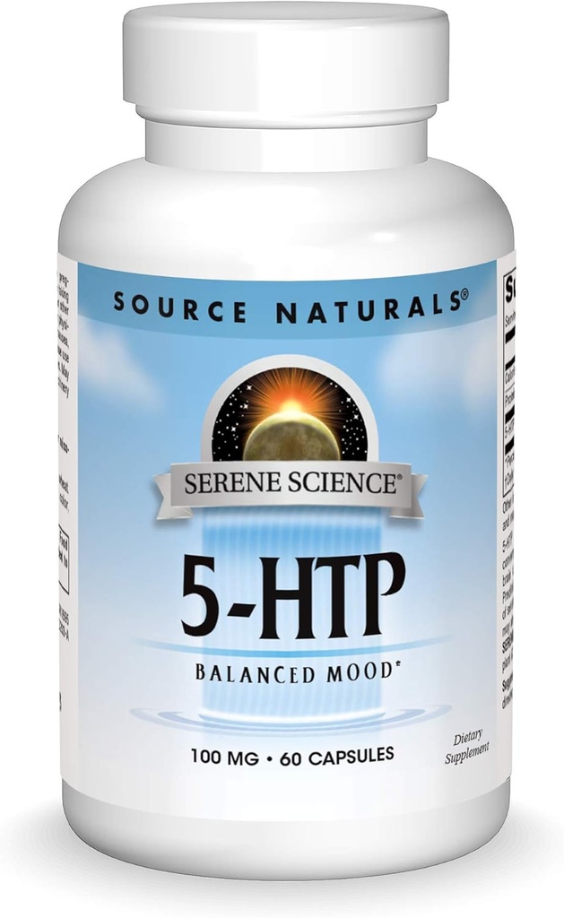 근원 자연적인 Serene 과학 5-HTP 100 mg - 60의 캡슐