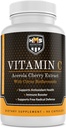 Acerola Cherry and Citrus Bioflavonoids 비타민 C 보충 - 산화 방지제 건강, 면역 부스터를 지원합니다 - Vegan, 유기 - 90 캡슐, 90 일 Suply