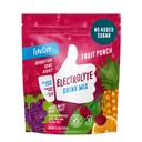 FlavCity Fruit Punch Electrolytes Powder Packets - 28 Hydration Packets - 추가 설탕 없음 - Real Fruit & Unrefined Sea Salt - Keto & Gluten-Free (28 스틱 팩)가있는 수분 분말
