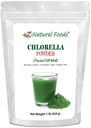 Z 자연적인 음식 Chlorella 분말, 금된 세포 벽 식물 단백질, 매끄러운, 음료, 조리법, 익지않는, 비 GMO, 글루텐 자유로운, Vegan, 1 lb를 위해 완벽한 파란 녹색 조류 Superfood 분말