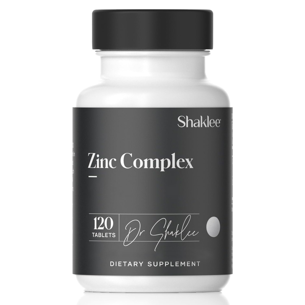 Shaklee - 아연 복합체 - 부스트 효소 활동, 단백질 합성 - 120 정제