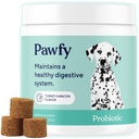 개에 대한 Pawfy Probiotics | 보조 건강 지원, 작은 용 설사, 큰 개 | 개량 Gut 건강 | 안티 효모 보충제 | 피부 건강 계절 알레르기 지원 - 30 Chews (Bacon)