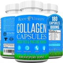 Root Vitality Collagen Peptides Capsules - Grass-Fed, Pasture-Raised Hydrolyzed Protein Supplement for Skin, Hair, & Nails - Non-GMO, Zero Sugar Daily Pills for Men & Women (180 캡슐)