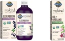 생명 유기 식물 기반 Elderberry Immune Syrup 6.59 fl oz & Oregano Seasonal Drops 1fl oz (30 mL) 액체의 유기 오일