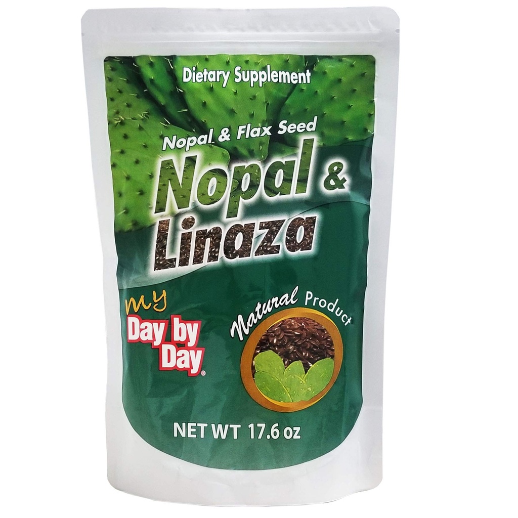 내 날, Nopal 및 Flax 씨앗, 천연 섬유, 17.6 Oz, 가방