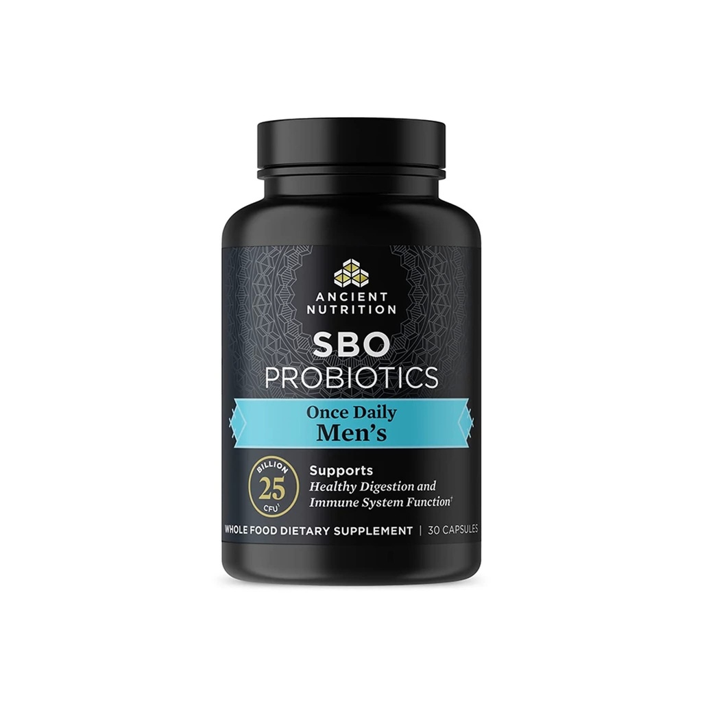 남자를 위한 고대 영양 Probiotics, SBO Probiotics 남자는 매일 30 Ct, 건강한 소화 및 면역 체계 기능 지원, 봉사 당 25 Billion CFUs*를 위해,
