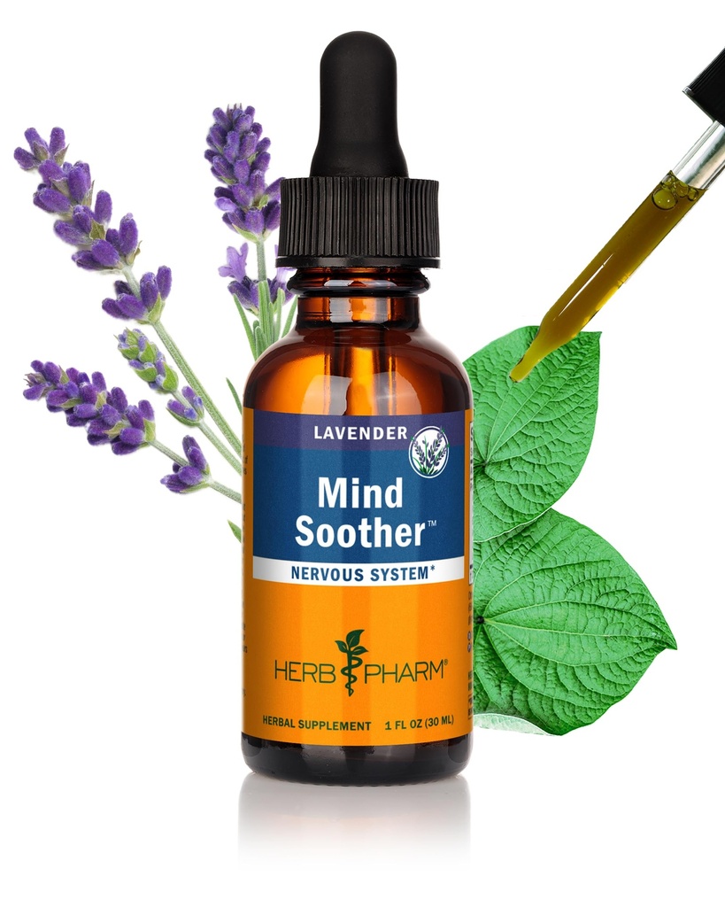 허브 Pharm 불안 Soother 액체 허브 포뮬러 Kava Nervous 시스템 지원 - 1 Ounce