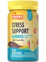 Sundance Stress Support Gummies | 32 Count | GABA와 Lemon Balm | 레몬 딸기 맛 | 비 GMO 및 글루텐 무료 보충