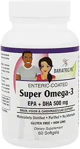 BariatricPal 슈퍼 오메가-3 Softgels (60 개) 아니 aftertaste!
