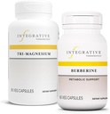 Berberine, 60 캡슐 및 Tri-Magnesium, 90 캡슐과 통합 치료 번들 - 대사 지원을위한 Berberine * - Heart & Bone Health *에 대한 Tri-Magnesium