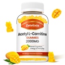 Acetyl L 카르니틴 Gummies, 여성 & 남자를 위한 L 카르니틴 보충교재, 부스트 에너지, Immunity & 두뇌 건강, Vegan, 비 GMO, 망고 풍미, 60 조사를 위한 영양 보충교재
