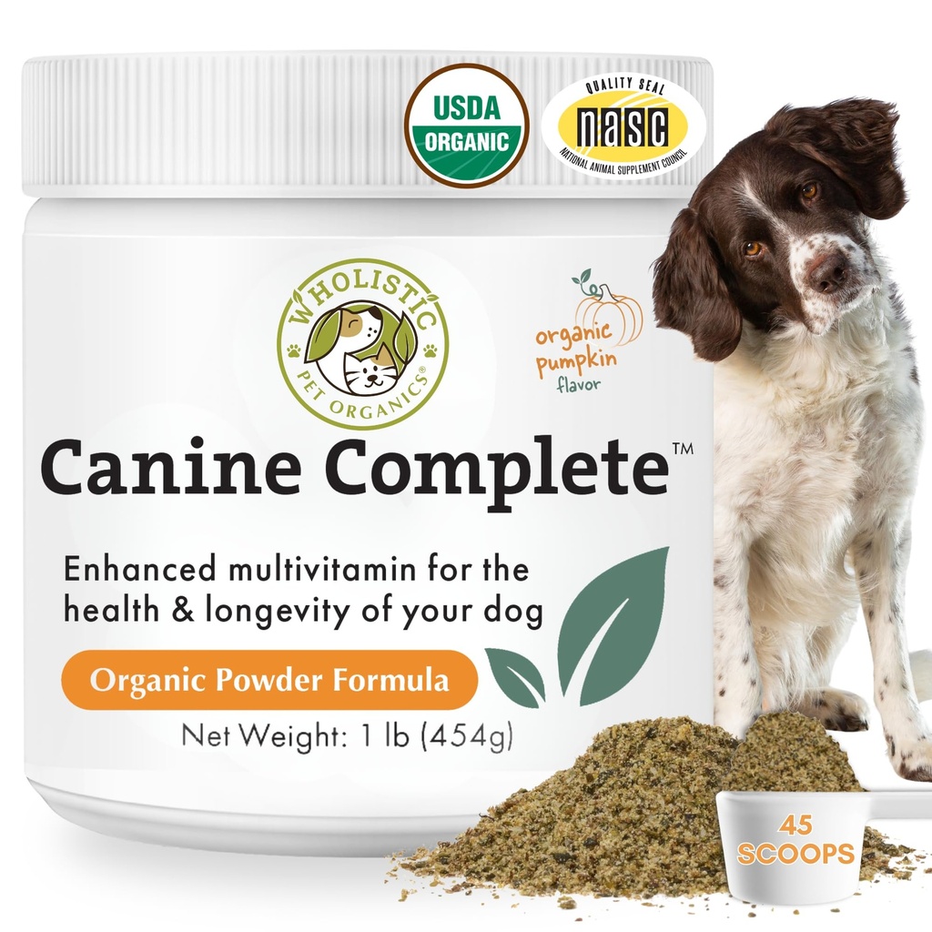미래 애완 동물 유기 Canine 완료 - 개 Multivitamin 분말 - 1 Lb - 매일 개 비타민과 수제 식품을위한 보충제 - 면역 체계, 피부, 코트 및 전반적인 건강 - 작고 큰 품종