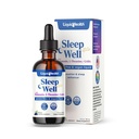 LIQUIDHEALTH Sleep Well Natural Sleep Aid Melatonin Drops - 더 나은 수면 & Mood, Relax & Calm Mind, Fall Asleep Faster Stay Asleep Longer - Made in USA, Vegan, Sugar-Free, Drug Free, Non-GMO (2 oz)