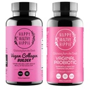 여성을위한 행복한 건강한 Hippie 질 Probiotics & Vegan Collagen Builder Collagen 알약