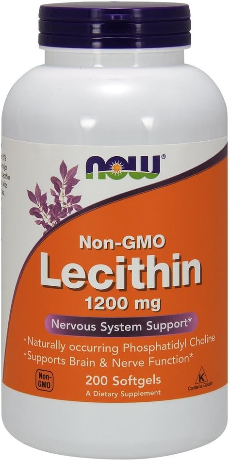 지금 음식 Lecithin 19 곡물, 1200 mg 200 Softgel