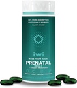 Iwi Life Prenatal Multivitamin, 60 Softgels (30 인분), Vegan, EPA + DHA, Folate, Iron, 비타민 A, B12, C, D3, 칼슘, 임신 식이 요법 및 아기를위한 식물 기반 조류 오메가 3