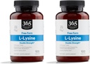 전체 식품 시장, L-Lysine 두 배 힘, 100 ct (포장 2)
