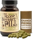 돌 차단기 알약 60 캡슐 - Gallbladder 및 Kidney는 Chanca Piedra, Celery Seeds 및 Saw Palmetto - 초본 및 유기 Gallbladder 및 Kidney Stone Breakers를 보충합니다.