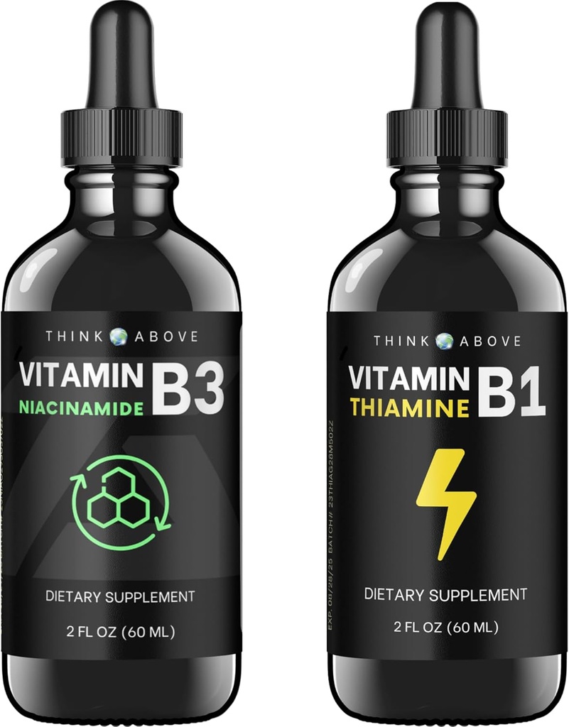 액체 비타민 B3 + 액체 비타민 B1-2oz 병 당 60 ml