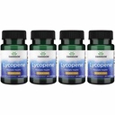 Swanson Lycopene - 전립선 건강 증진, 심장 건강 및 정상 범위 내의 혈압 지원 - 남성 건강 보충 - (60 Softgels) 4 팩