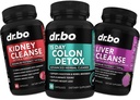 Colon, Kidney & Liver Cleanse Detox Support Supplement - 15 Day Intestinal Cleanse Pills & Bloating & Daily Constipation Relief에 대한 Probiotic - Bladder Control, Urinary Tract & Gallbladder 건강 지원