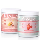 Kiala 영양 슈퍼 그린, 유기 녹색 분말, Spirulina & Chlorella Superfood 분말, 설탕 & 글루텐 무료 채건, 스펙트럼 혼합, 마이애미 부, 수박 Slush 2 팩