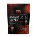 GNC AMP Wheybolic Ripped Protein Powder & Thermogenic 보충교재, 증가 근육 힘 & 크기, 에너지 & 내구시간, 40g 단백질, 6.2g Leucine, 15g EAA, 카페인, 초콜렛 판, 9 서빙