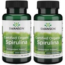 Swanson 인증 유기 Spirulina 500 mg 180 탭 (2 팩)