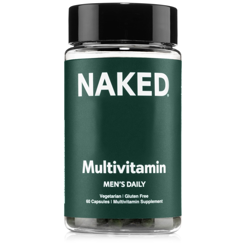 벌거 벗은 남자의 다 – 남자를 위한 매일 Multivitamin – A, C, E, 셀렌, 아연, 과일 및 최고 녹색 추출물 및 부스트 면역 지원 더 – 글루텐 자유로운과 채식 매일 비타민 – 60의 캡슐