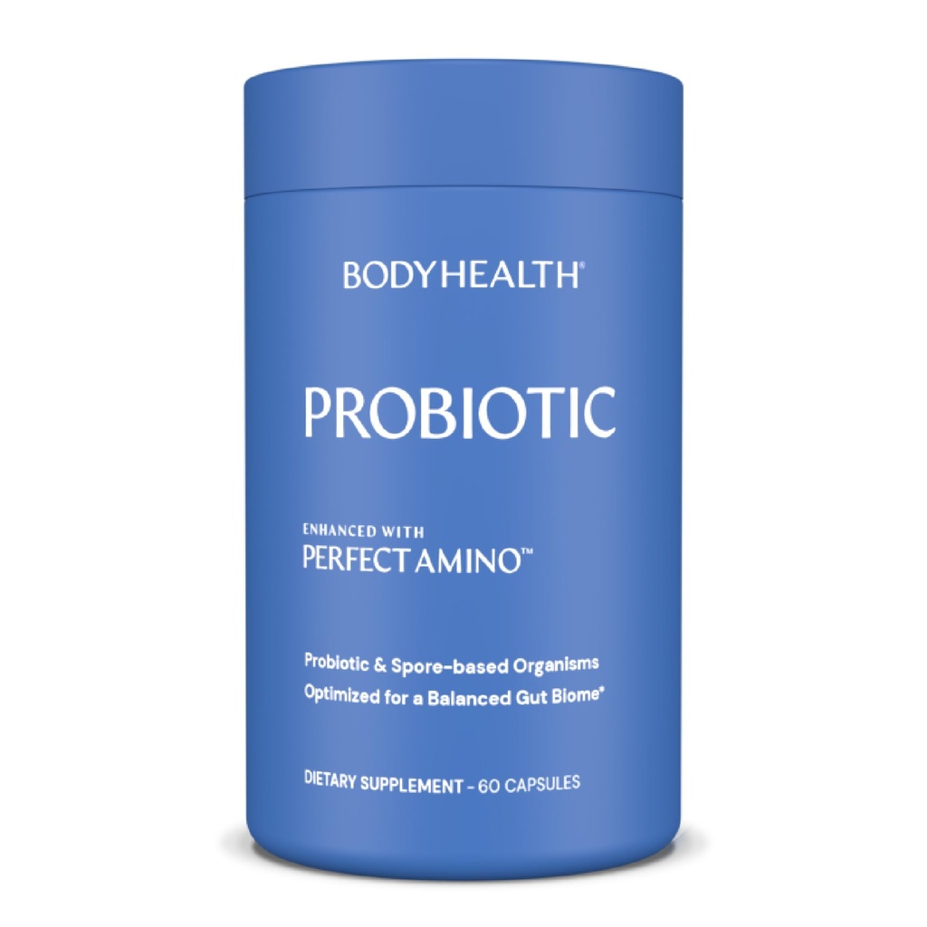 BodyHealth Probiotic는 여성과 남성을위한 완벽한 아미노산으로 강화되어 Bifidobacterium, Lactobacillus Salivarius, Lactobacillus Acidophilus - 60 캡슐을 기반으로합니다.