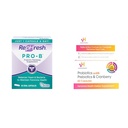여성을위한 Rephresh Pro-B Probiotic 보충, 30 구두 캡슐 & vH Essentials Probiotics와 Prebiotics와 Cranberry Feminine 건강 보충 - 60 캡슐