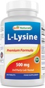 최고의 자연 L-Lysine 500 mg 250 정제 (250 개)