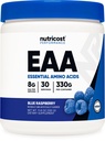 Nutricost EAA 분말 30 서빙 (블루 라즈베리) - 필수 아미노산 - Non-GMO, 글루텐 무료, 채식 친화적 인