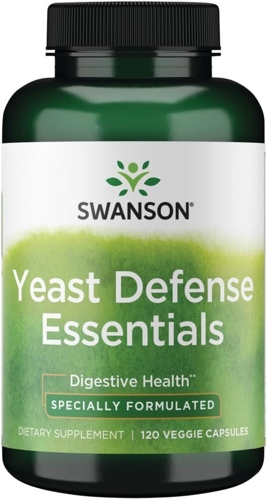 Swanson Yeast Defense Essentials 200 백만 Cfu 120 Veg 캡슐