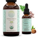 허브에라 허브 클렌징 유기 알코올 프리 텍쳐 | Detox and Cleanse Formula, Extract Supplement | Organic Wormwood Herb, Black Walnut Hull, Cloves Flower Bud | Purge Extract (2 fl oz)