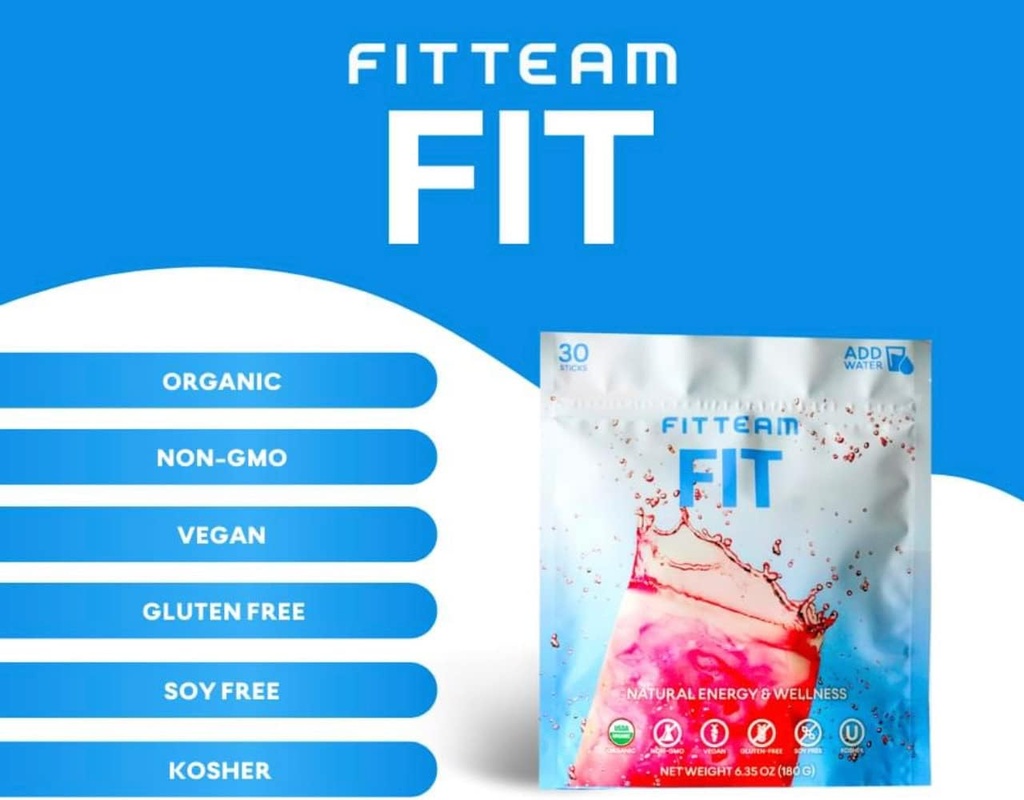 Fitteam Fit 30 개인 스틱 (30 일 공급) 새로운 향상된 공식