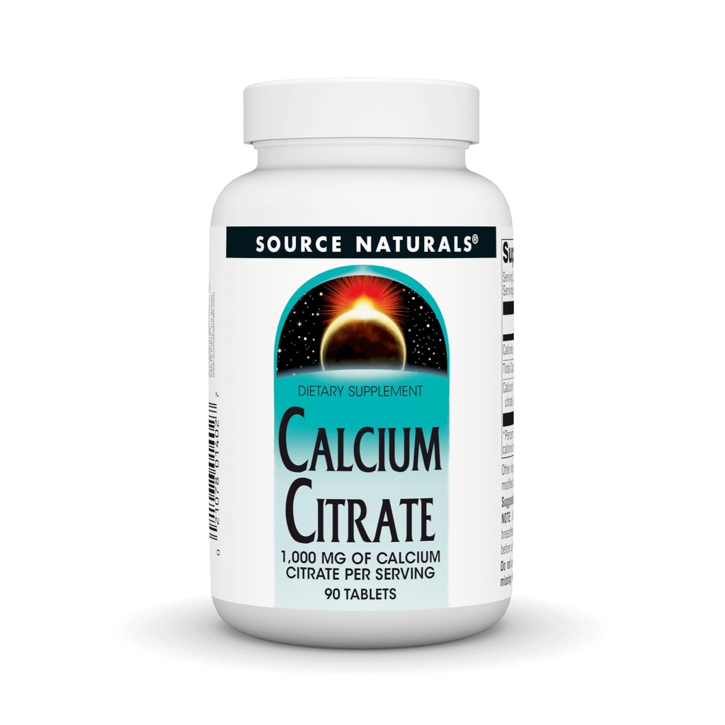 SOURCE NATURALS 칼슘 시트레이트 1,000 mg의 칼슘, 90 개