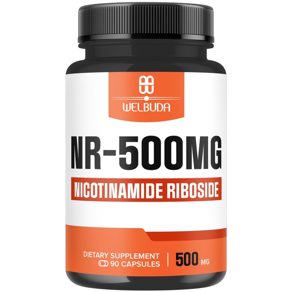 사이트맵 Nicotinamide Riboside 500mg - 세포 에너지 및 수리, 건강한 노화, 웰빙 - 90 캡슐 - 3 개월 공급