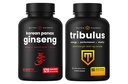 NutraChamps 한국 인삼 캡슐 및 Tribulus 캡슐 2 팩 번들