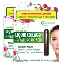 응용 영양 액체 콜라겐 + Hyaluronic 산 - 10 액체 관, 2의 팩 - 피부 & 못 복원 - 혼합 베리 맛 - 20 서빙