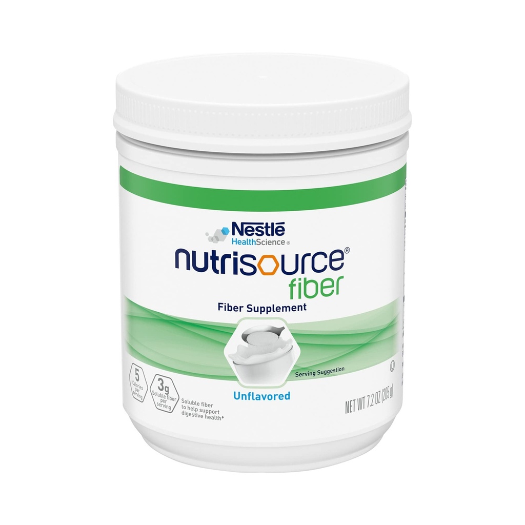 Nestle Nutrisource 섬유 섬유 보충교재 Unflavored 7.2 oz. Canister 4 Ct