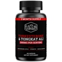 블랙 포레스트 투르크스테론 Tongkat Ali Supplement 1000mg (최대 순수성 95%) 남성을 위한 투르크스테론 보충교재 (남자 Longjack를 위한 Tongkat Ali 200:1) Tongkat Ali Fadogia Agrestis와 유사한