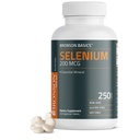 Bronson Selenium 200 mcg Immune & 산화 방지제 지원 정유, 250 채식 정제